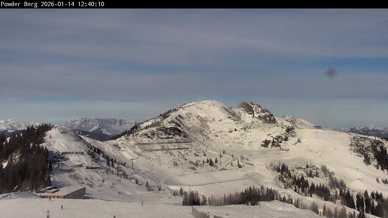 Archiv Foto Webcam Flachauwinkl-Kleinarl: Bergstation Powder Shuttle