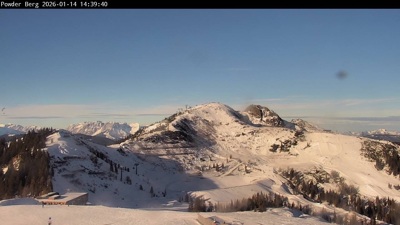 Archiv Foto Webcam Flachauwinkl-Kleinarl: Bergstation Powder Shuttle