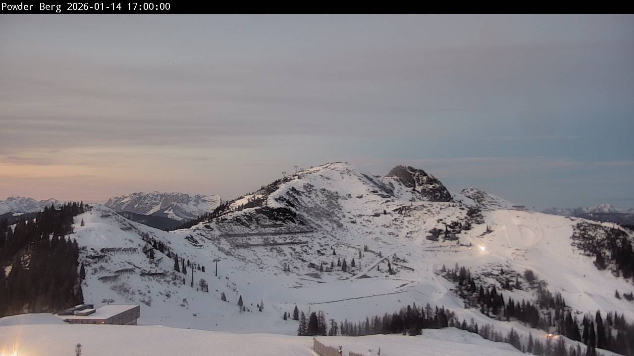 Archiv Foto Webcam Flachauwinkl-Kleinarl: Bergstation Powder Shuttle