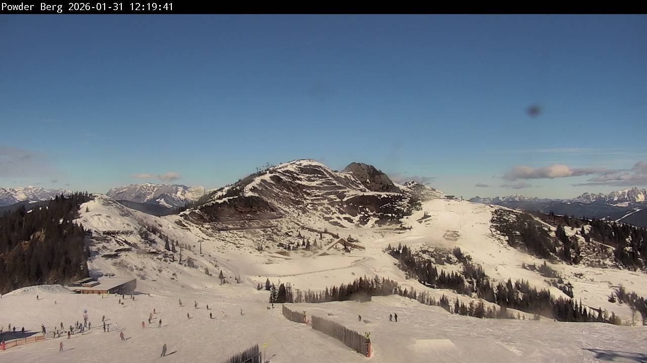 Archiv Foto Webcam Flachauwinkl-Kleinarl: Bergstation Powder Shuttle