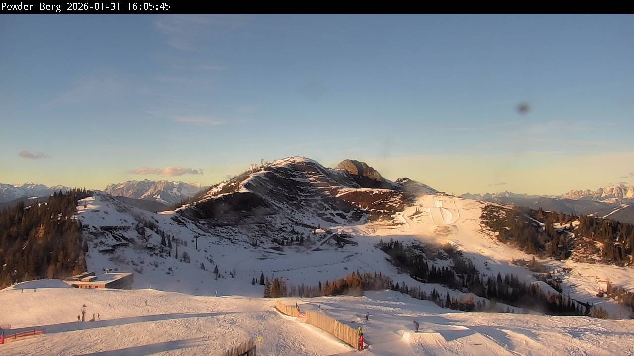 Archiv Foto Webcam Flachauwinkl-Kleinarl: Bergstation Powder Shuttle