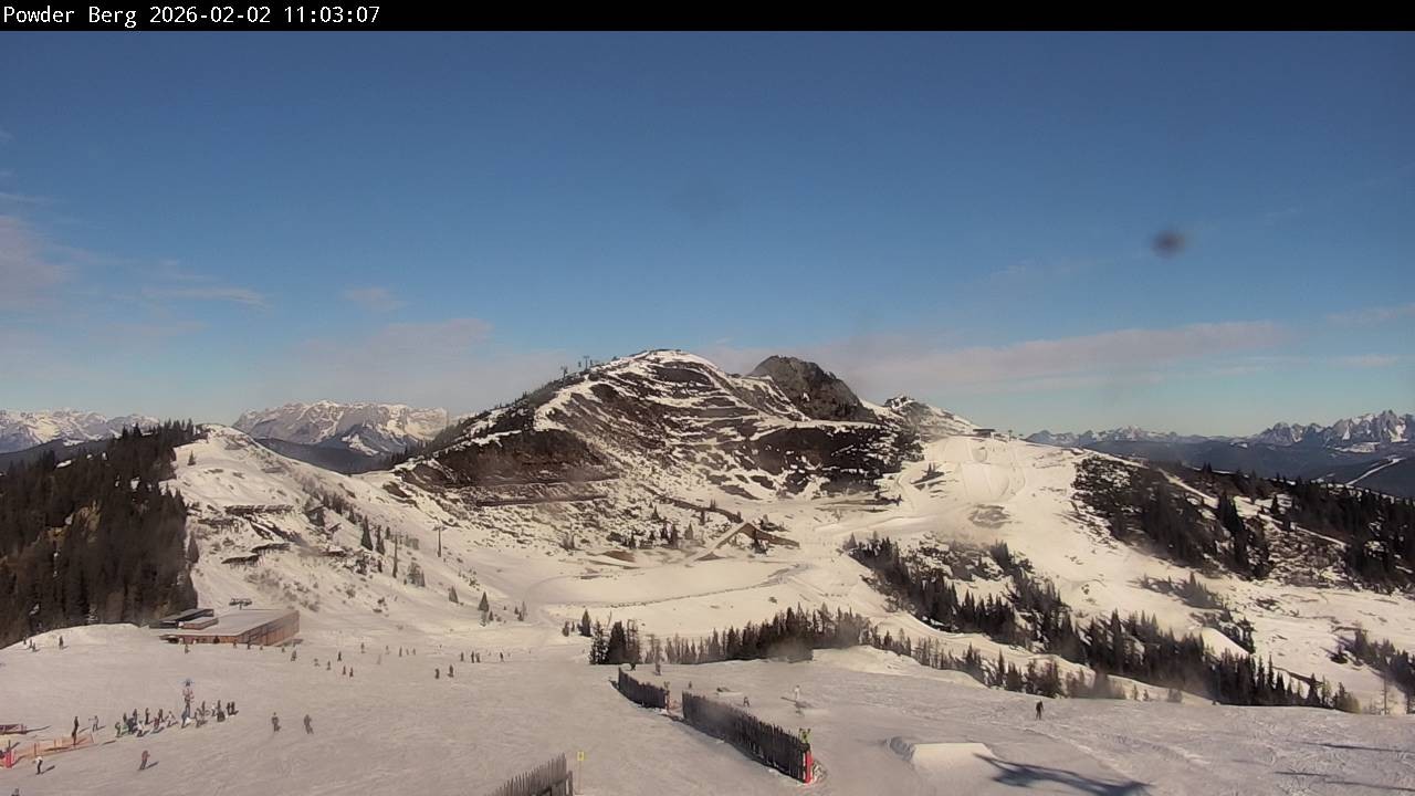 Archiv Foto Webcam Flachauwinkl-Kleinarl: Bergstation Powder Shuttle