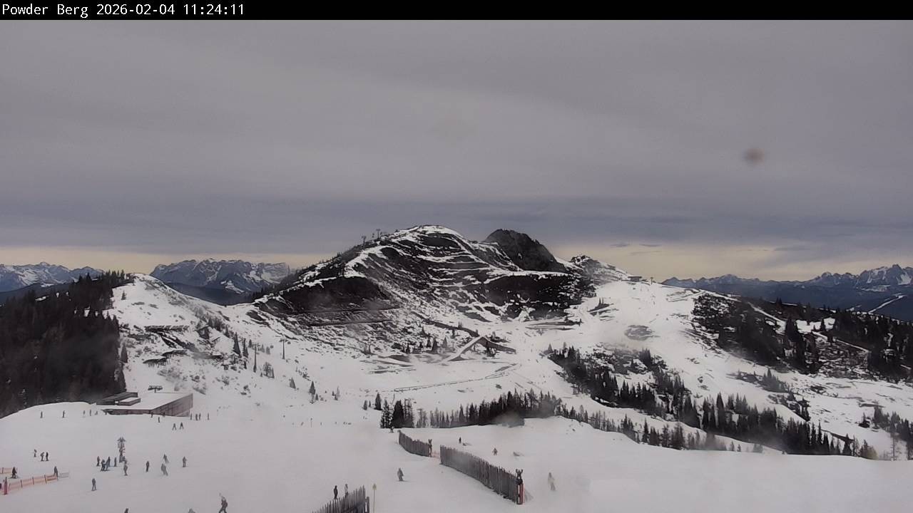 Archiv Foto Webcam Flachauwinkl-Kleinarl: Bergstation Powder Shuttle