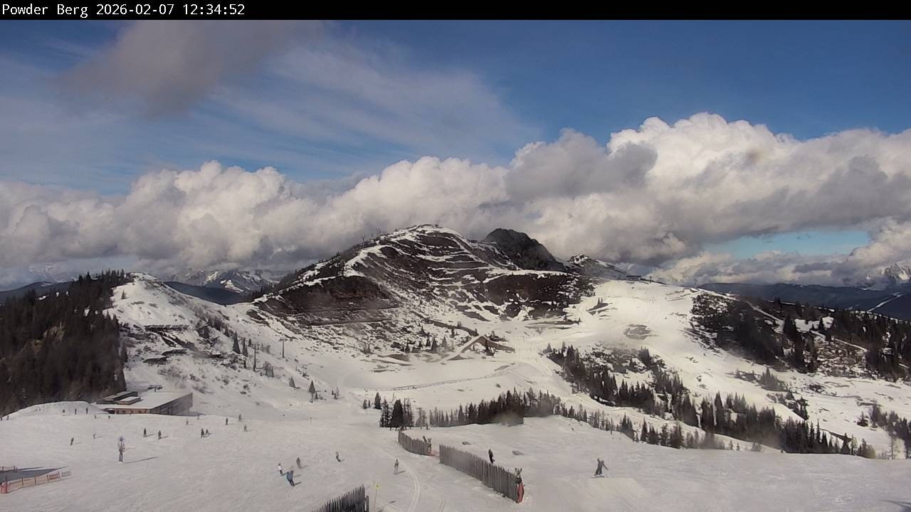 Archiv Foto Webcam Flachauwinkl-Kleinarl: Bergstation Powder Shuttle