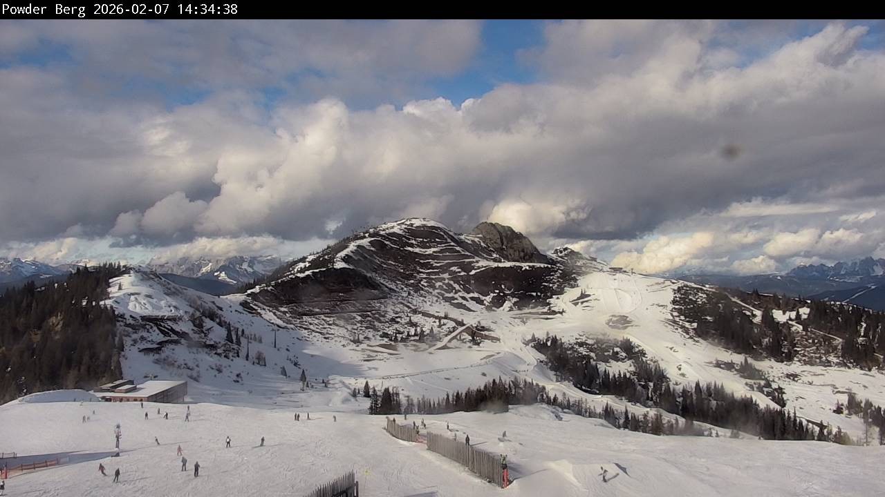 Archiv Foto Webcam Flachauwinkl-Kleinarl: Bergstation Powder Shuttle