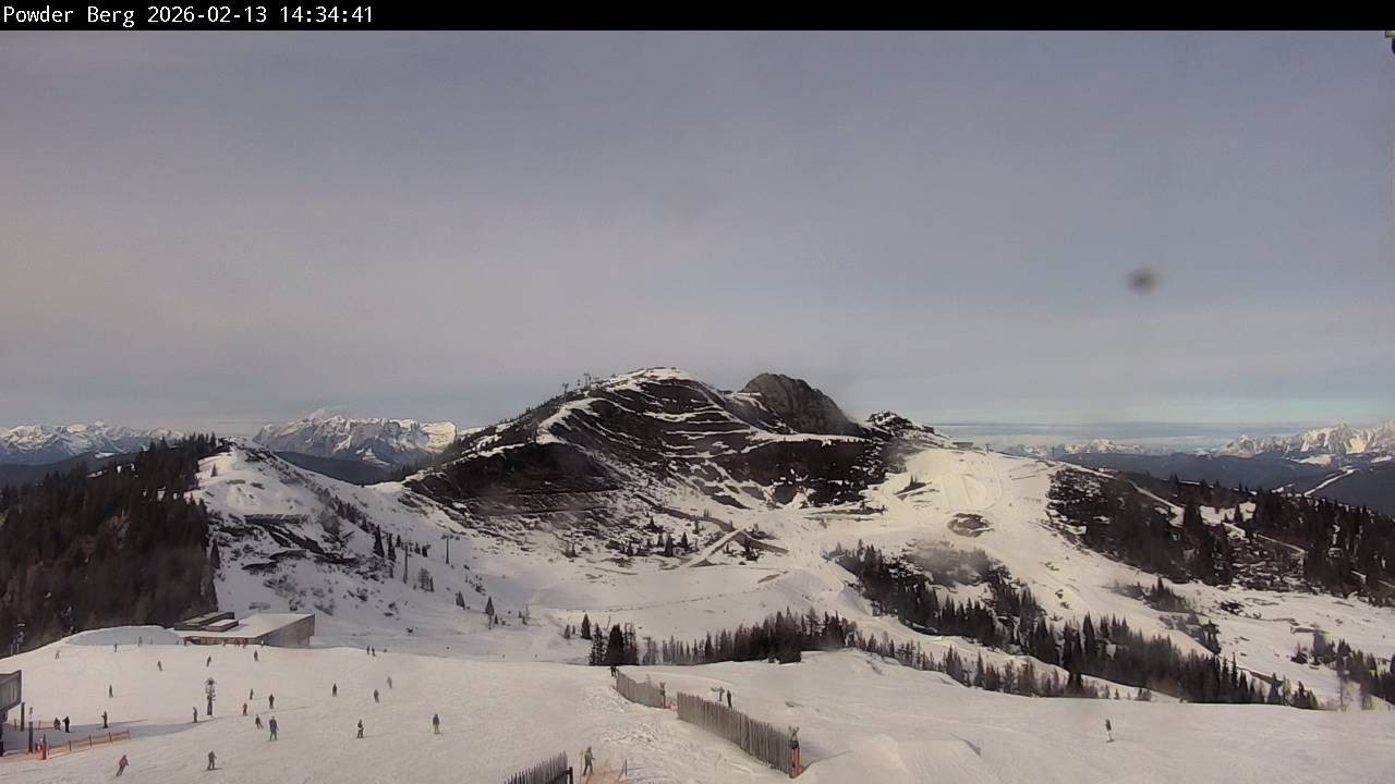 Archiv Foto Webcam Flachauwinkl-Kleinarl: Bergstation Powder Shuttle