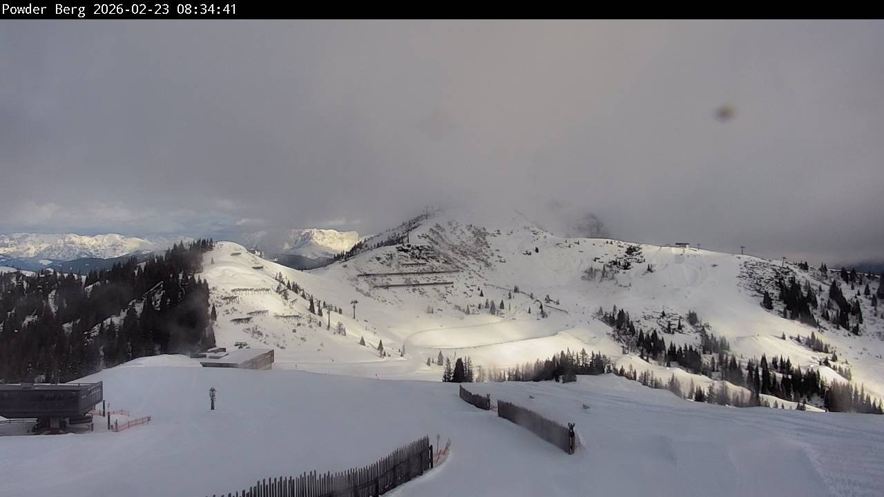 Archiv Foto Webcam Flachauwinkl-Kleinarl: Bergstation Powder Shuttle