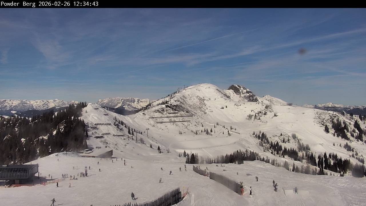 Archiv Foto Webcam Flachauwinkl-Kleinarl: Bergstation Powder Shuttle