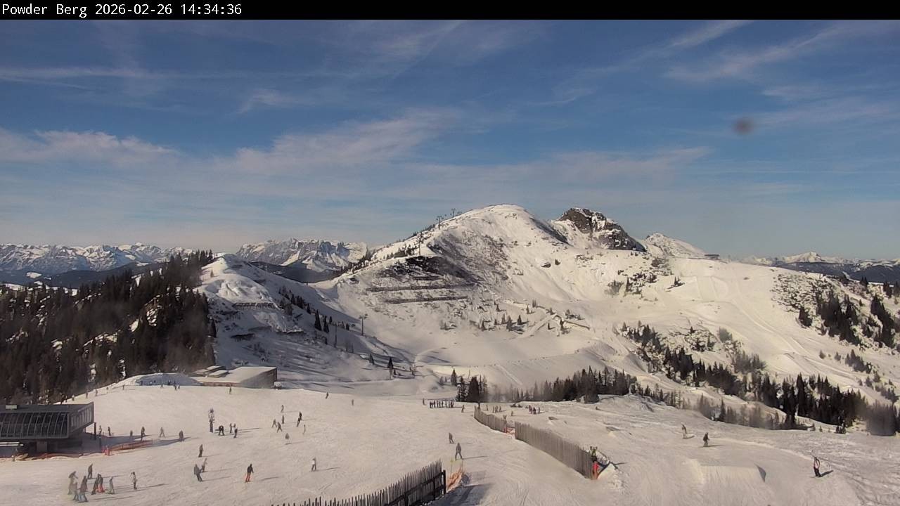 Archiv Foto Webcam Flachauwinkl-Kleinarl: Bergstation Powder Shuttle