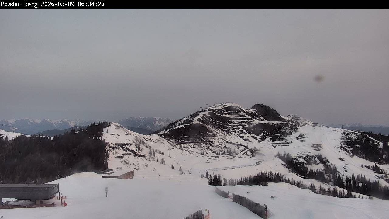 Archiv Foto Webcam Flachauwinkl-Kleinarl: Bergstation Powder Shuttle
