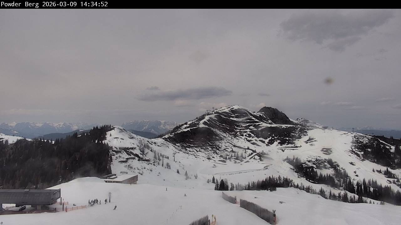 Archiv Foto Webcam Flachauwinkl-Kleinarl: Bergstation Powder Shuttle