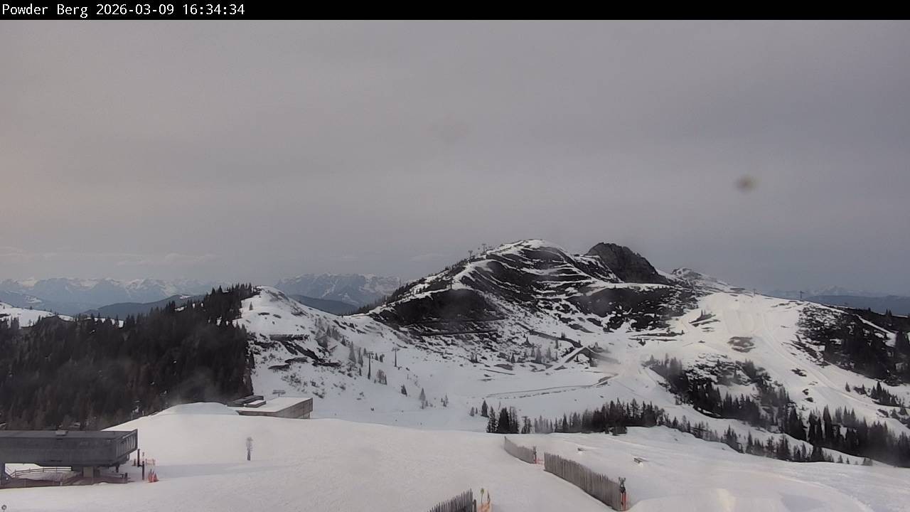 Archiv Foto Webcam Flachauwinkl-Kleinarl: Bergstation Powder Shuttle