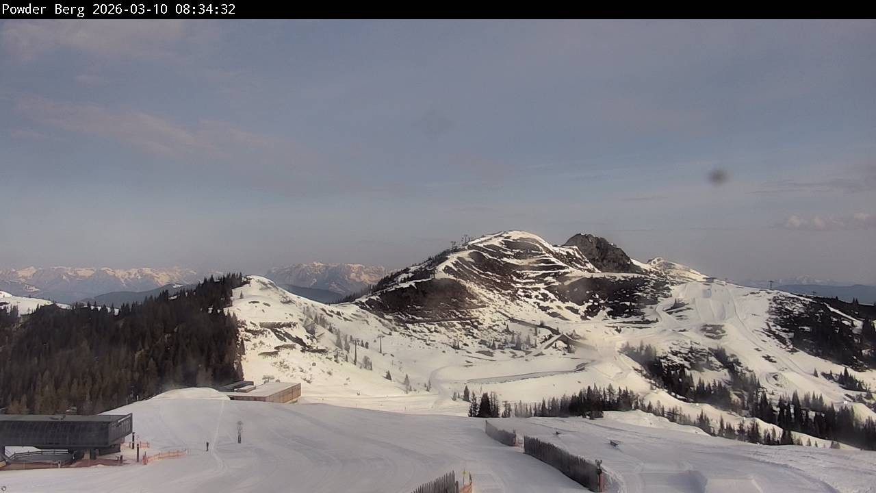 Archiv Foto Webcam Flachauwinkl-Kleinarl: Bergstation Powder Shuttle