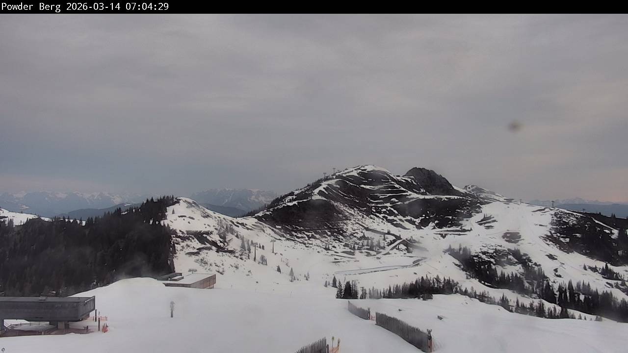 Archiv Foto Webcam Flachauwinkl-Kleinarl: Bergstation Powder Shuttle