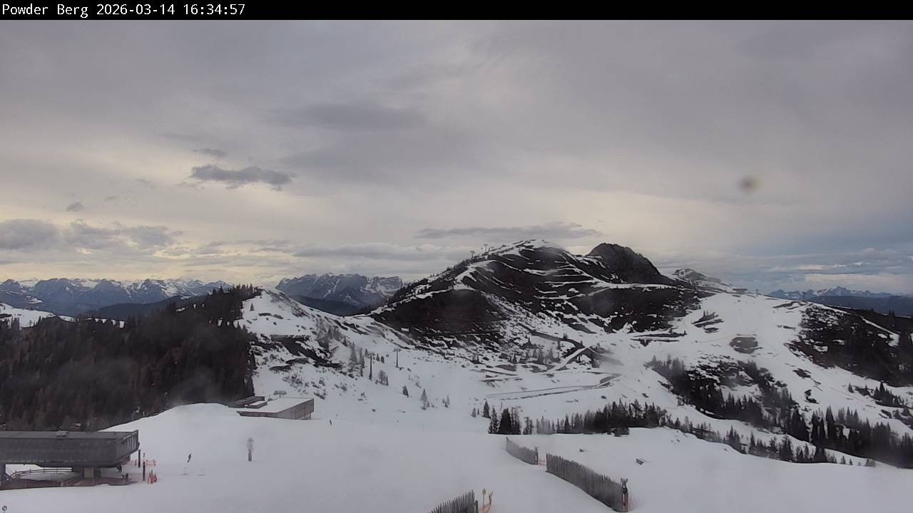 Archiv Foto Webcam Flachauwinkl-Kleinarl: Bergstation Powder Shuttle