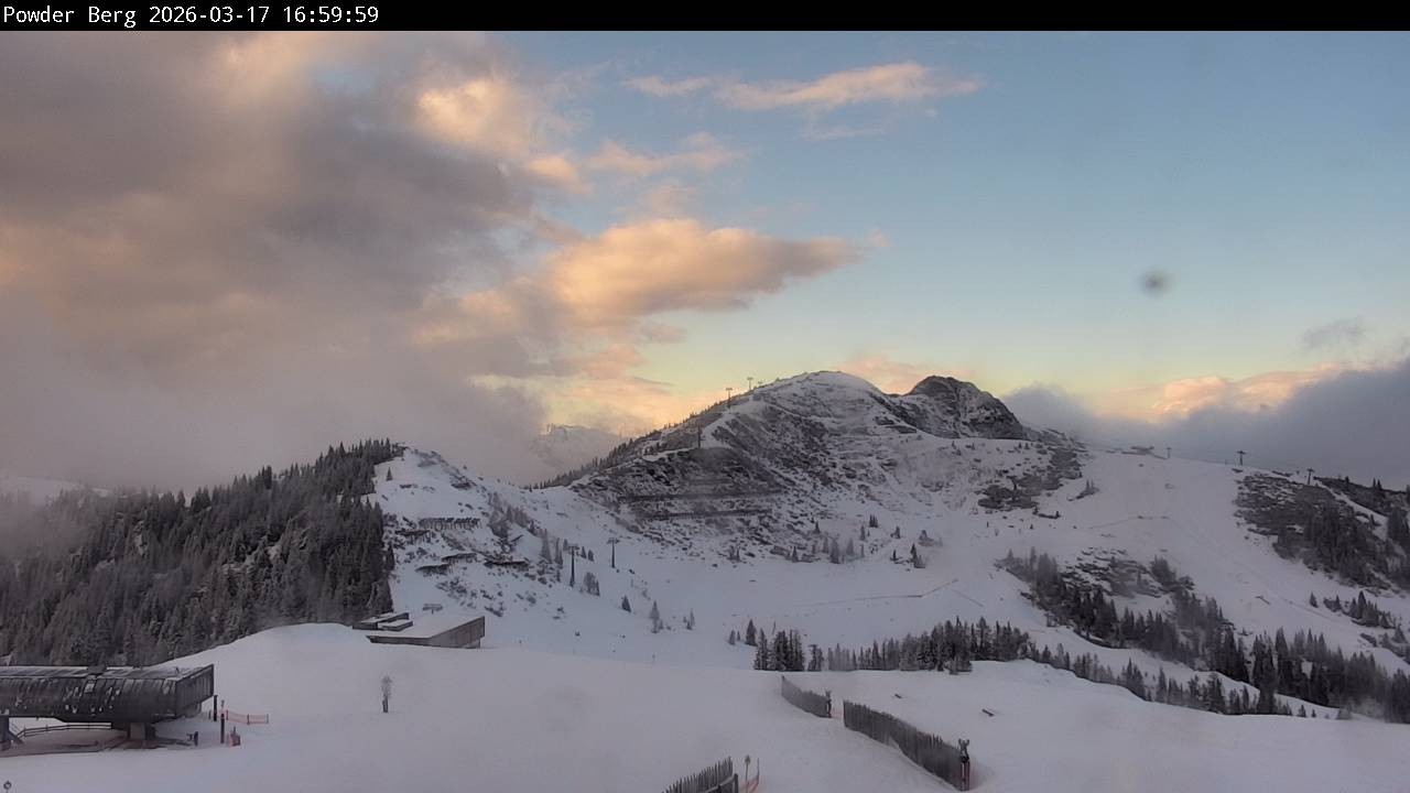 Archiv Foto Webcam Flachauwinkl-Kleinarl: Bergstation Powder Shuttle