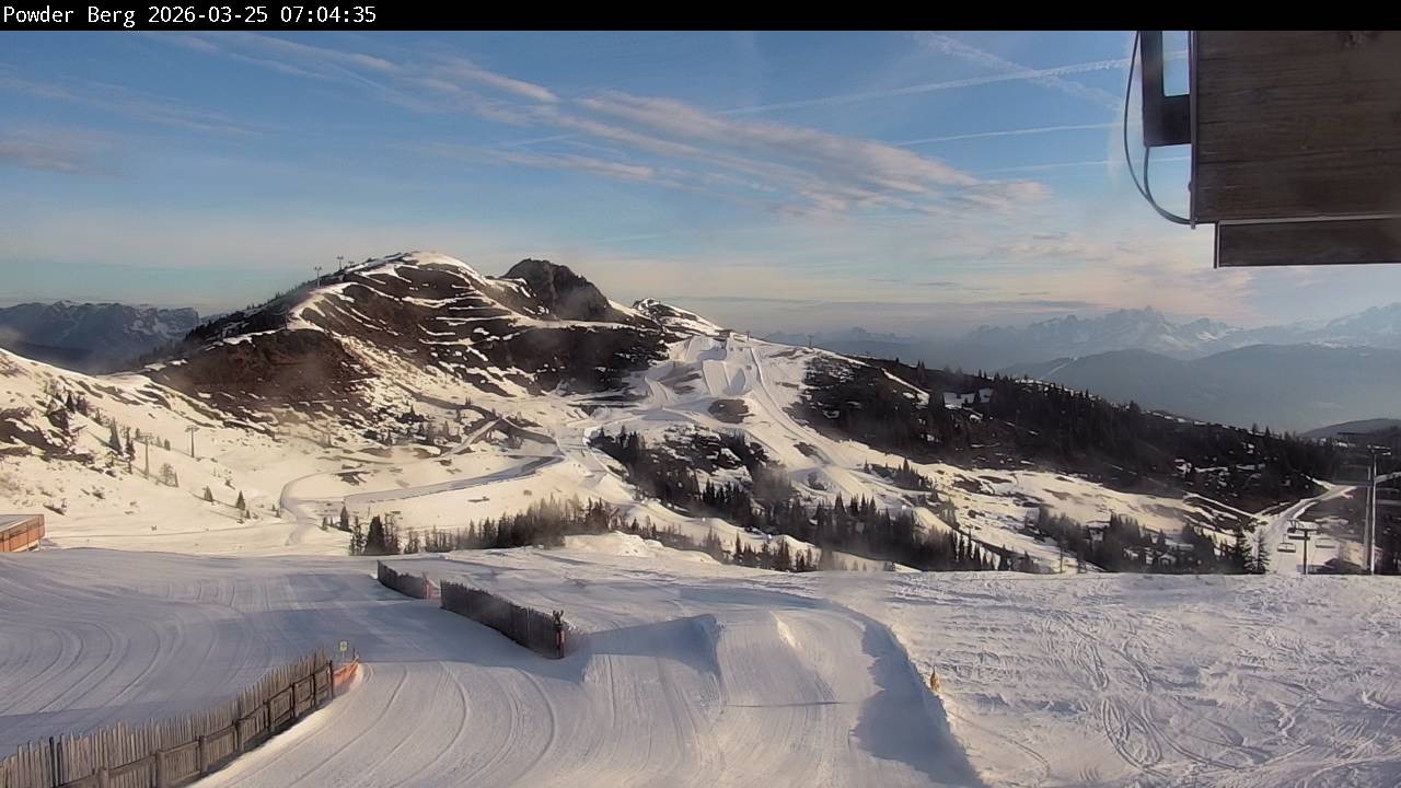 Archiv Foto Webcam Flachauwinkl-Kleinarl: Bergstation Powder Shuttle