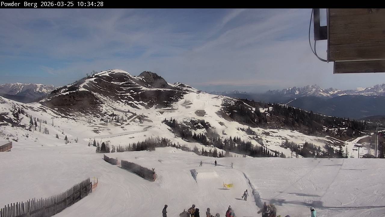 Archiv Foto Webcam Flachauwinkl-Kleinarl: Bergstation Powder Shuttle