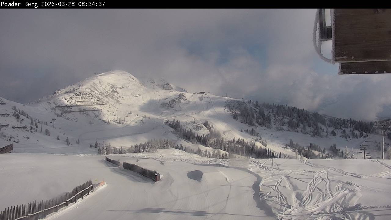 Archiv Foto Webcam Flachauwinkl-Kleinarl: Bergstation Powder Shuttle
