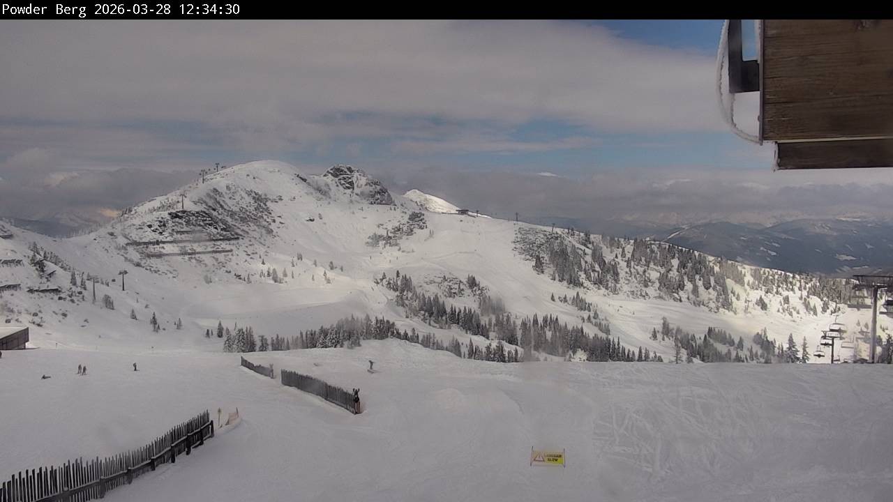 Archiv Foto Webcam Flachauwinkl-Kleinarl: Bergstation Powder Shuttle