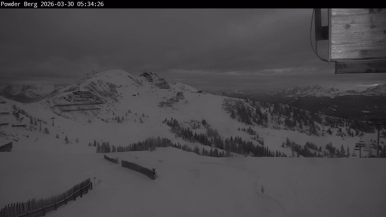 Archiv Foto Webcam Flachauwinkl-Kleinarl: Bergstation Powder Shuttle