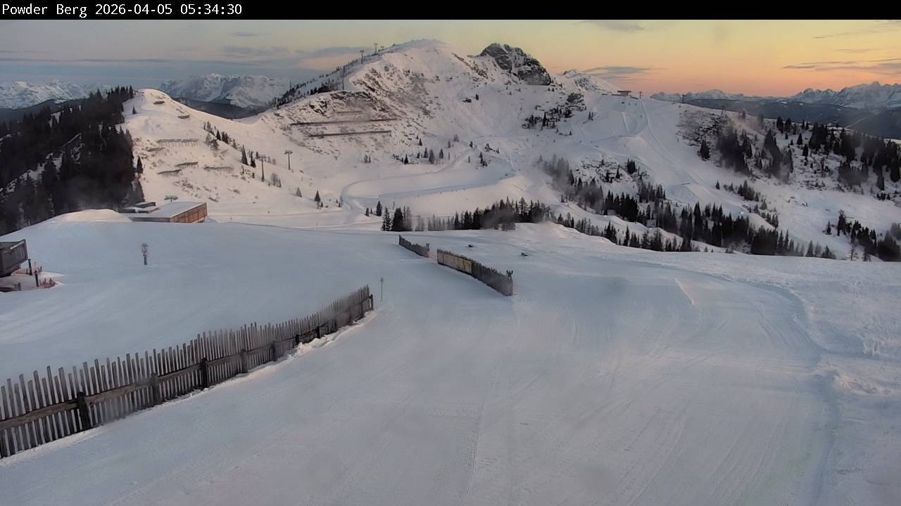 Archiv Foto Webcam Flachauwinkl-Kleinarl: Bergstation Powder Shuttle