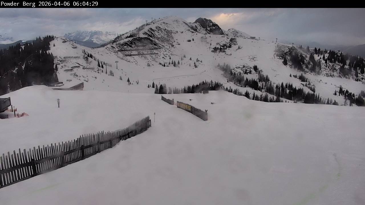 Archiv Foto Webcam Flachauwinkl-Kleinarl: Bergstation Powder Shuttle
