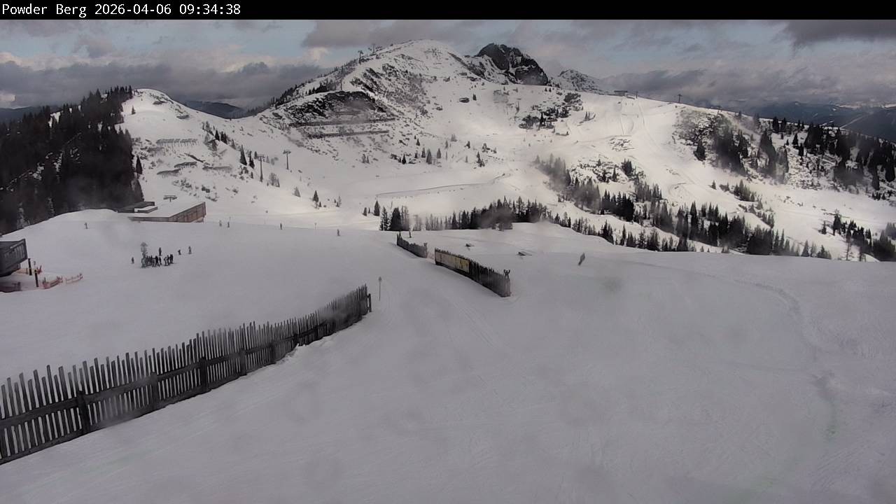 Archiv Foto Webcam Flachauwinkl-Kleinarl: Bergstation Powder Shuttle
