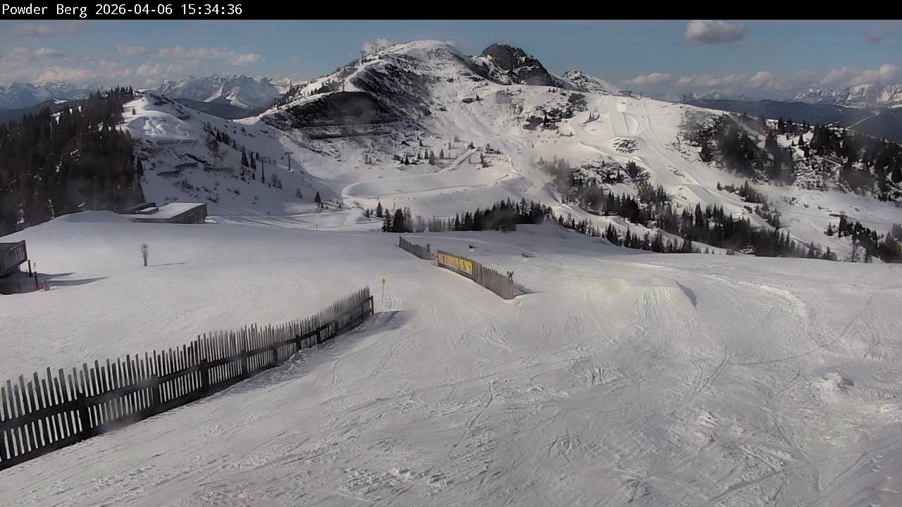 Archiv Foto Webcam Flachauwinkl-Kleinarl: Bergstation Powder Shuttle
