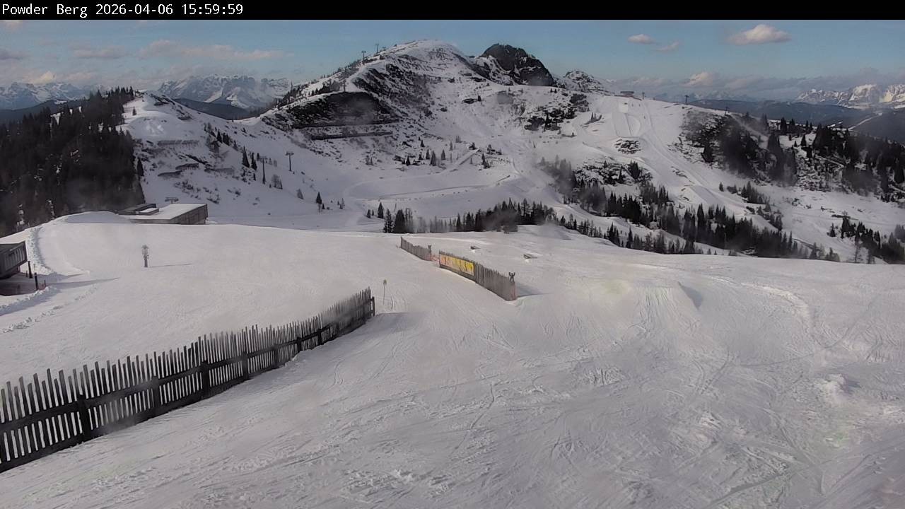 Archiv Foto Webcam Flachauwinkl-Kleinarl: Bergstation Powder Shuttle