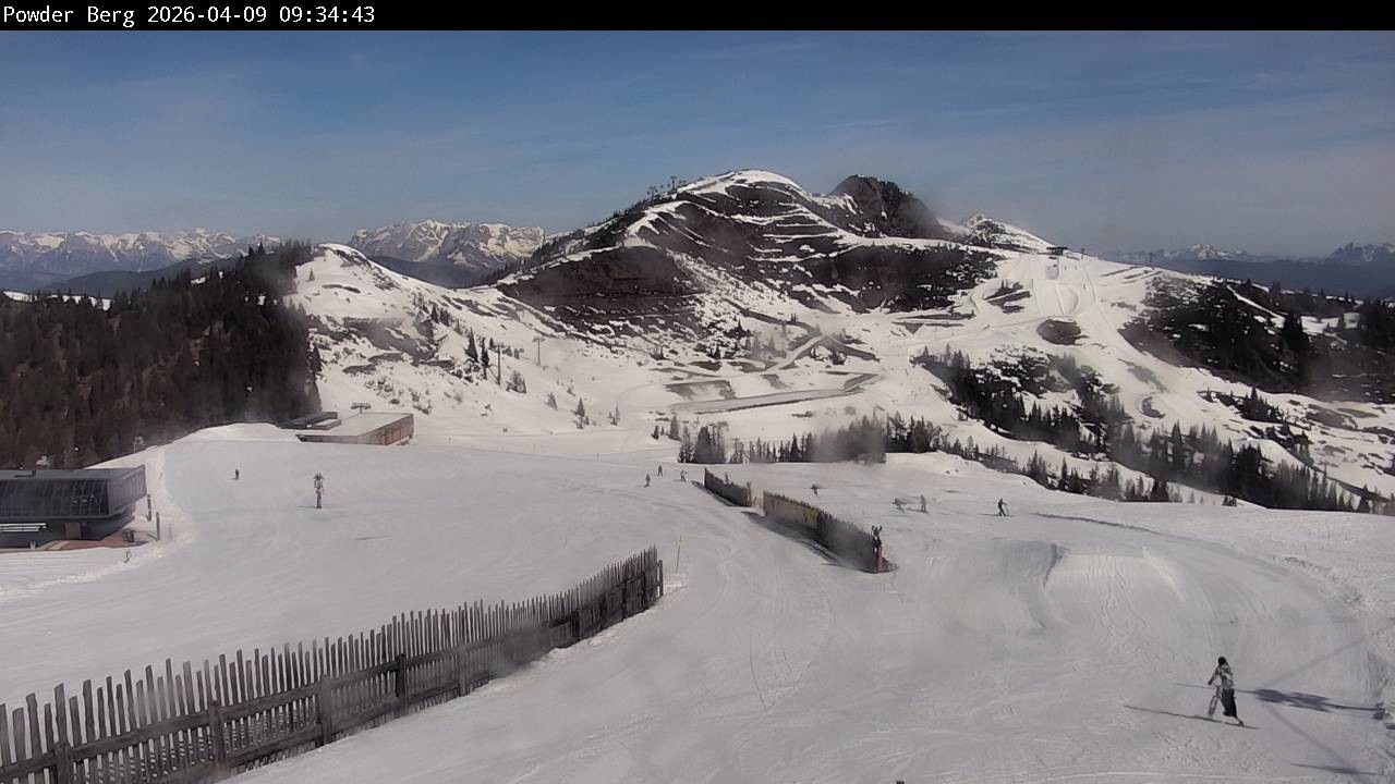 Archiv Foto Webcam Flachauwinkl-Kleinarl: Bergstation Powder Shuttle