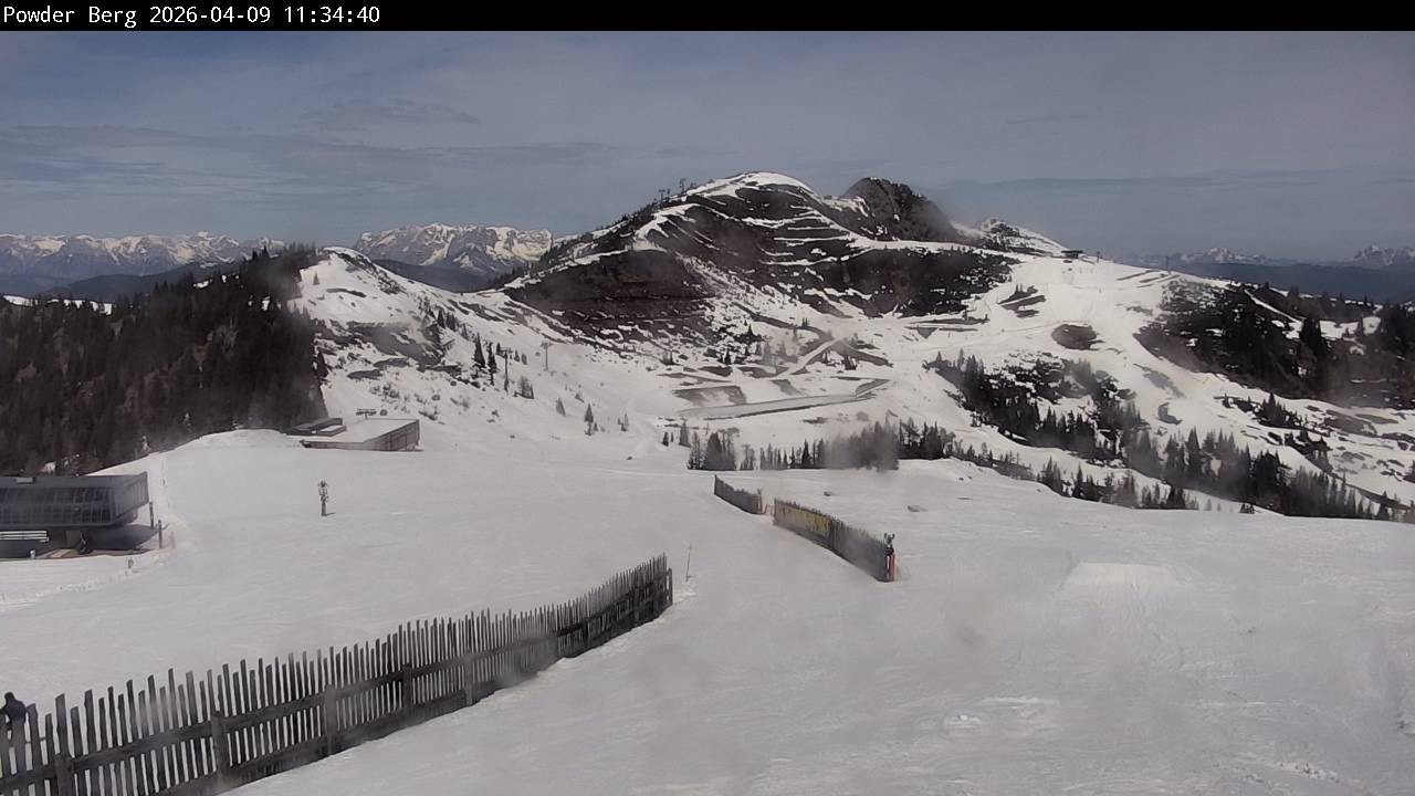 Archiv Foto Webcam Flachauwinkl-Kleinarl: Bergstation Powder Shuttle