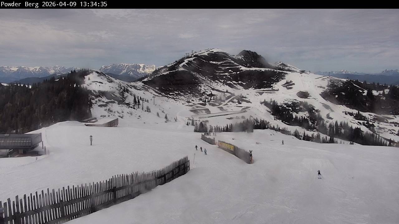 Archiv Foto Webcam Flachauwinkl-Kleinarl: Bergstation Powder Shuttle