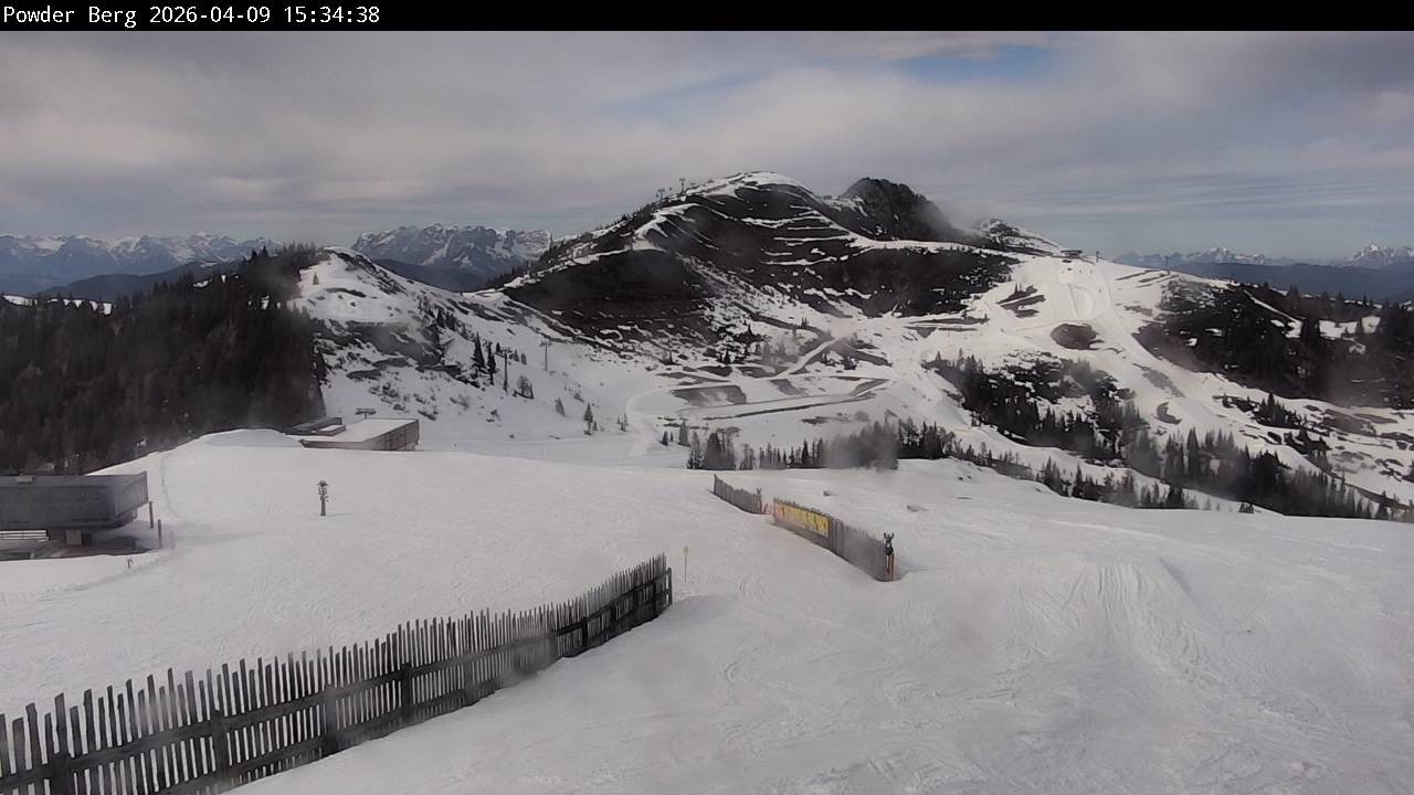 Archiv Foto Webcam Flachauwinkl-Kleinarl: Bergstation Powder Shuttle
