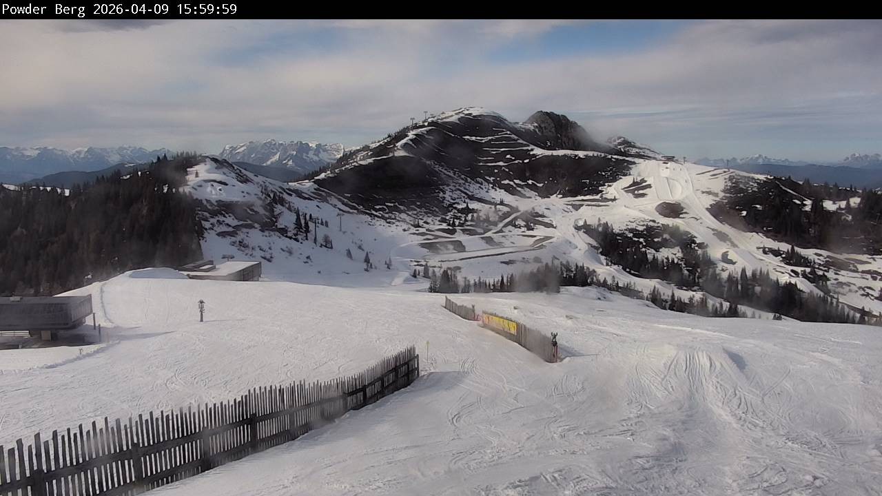Archiv Foto Webcam Flachauwinkl-Kleinarl: Bergstation Powder Shuttle