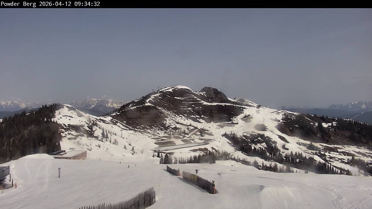 Archiv Foto Webcam Flachauwinkl-Kleinarl: Bergstation Powder Shuttle