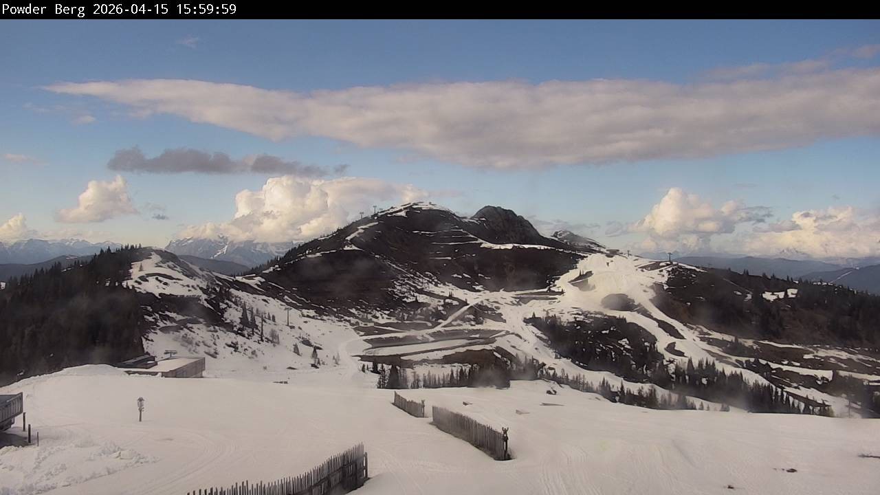 Archiv Foto Webcam Flachauwinkl-Kleinarl: Bergstation Powder Shuttle