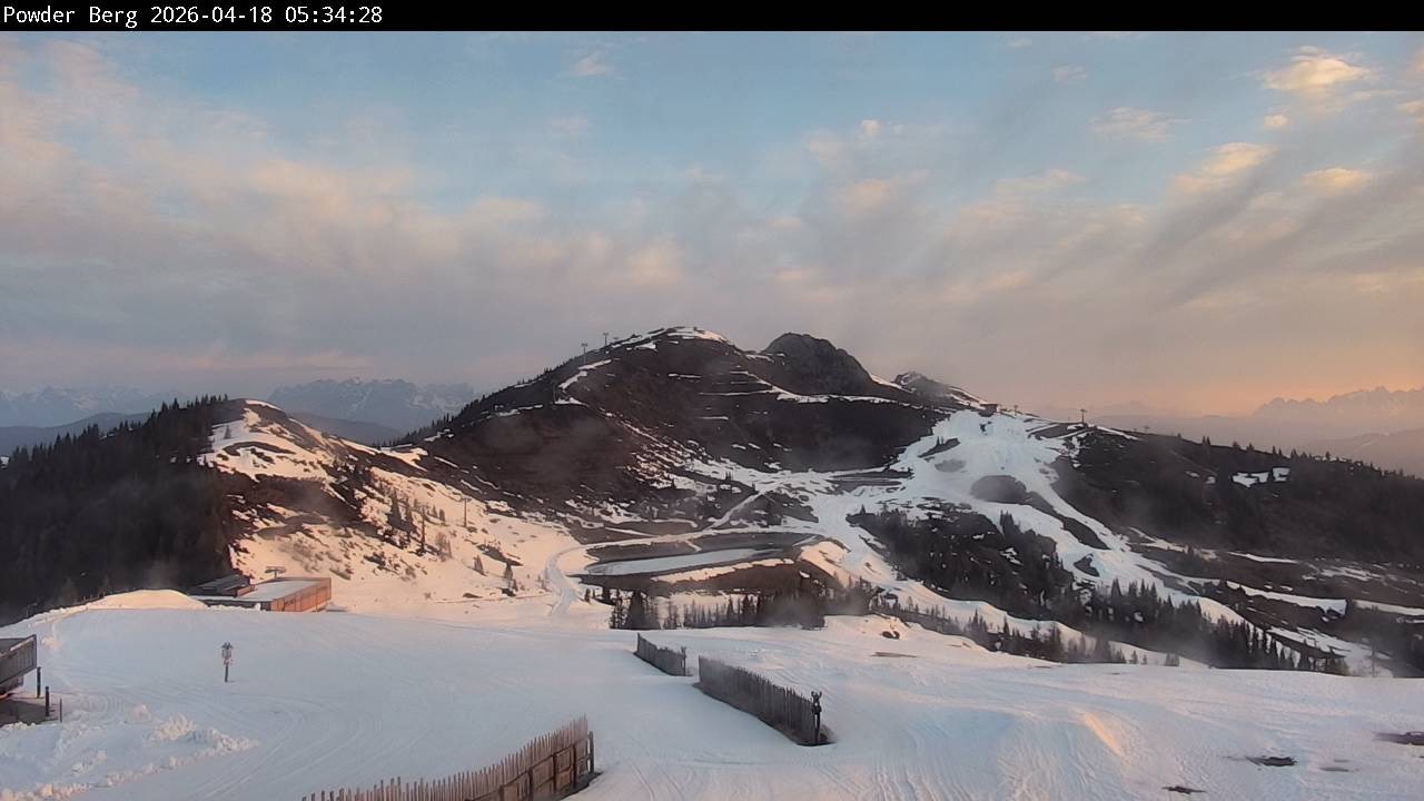 Archiv Foto Webcam Flachauwinkl-Kleinarl: Bergstation Powder Shuttle