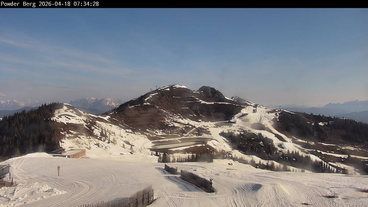 Archiv Foto Webcam Flachauwinkl-Kleinarl: Bergstation Powder Shuttle