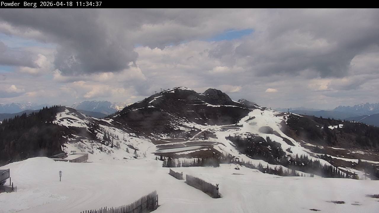 Archiv Foto Webcam Flachauwinkl-Kleinarl: Bergstation Powder Shuttle