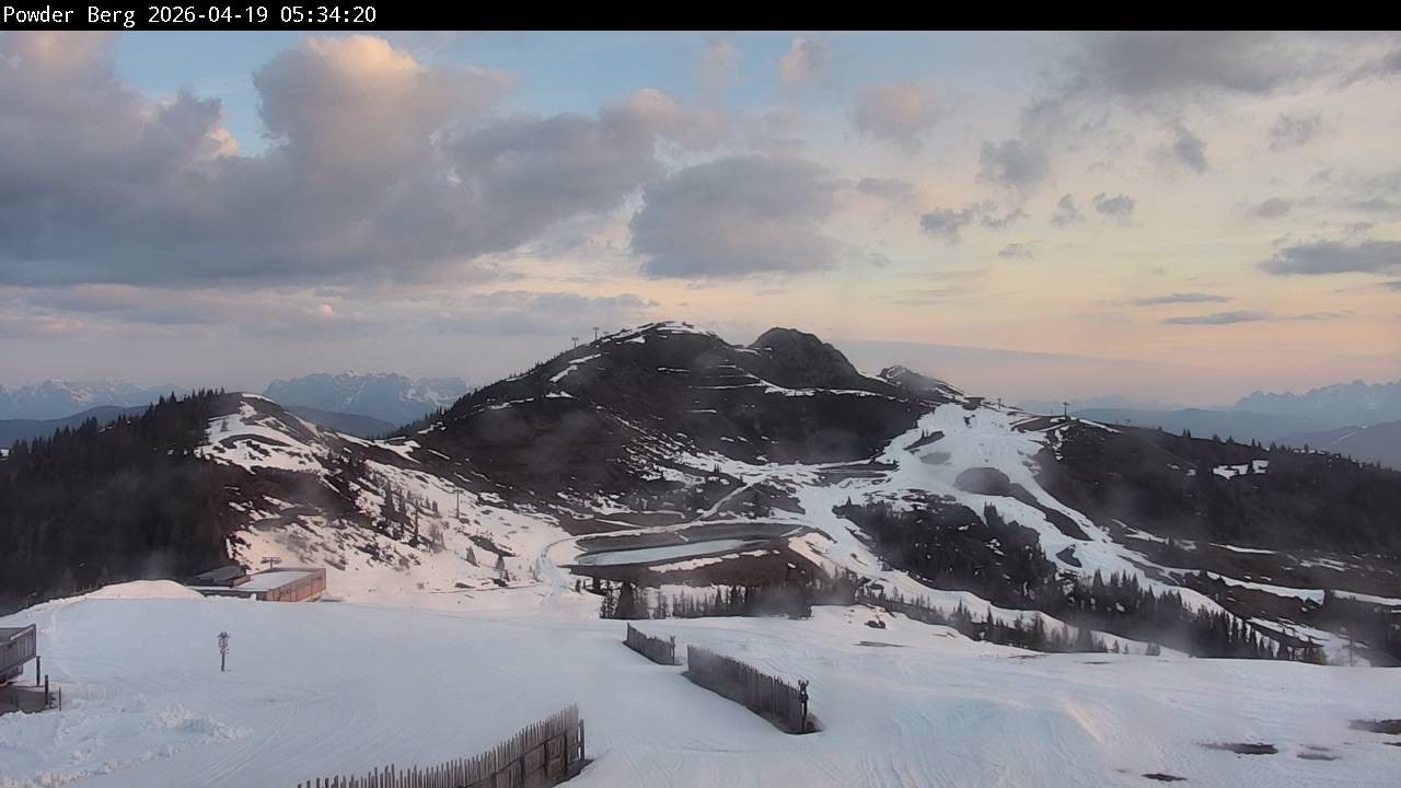 Archiv Foto Webcam Flachauwinkl-Kleinarl: Bergstation Powder Shuttle