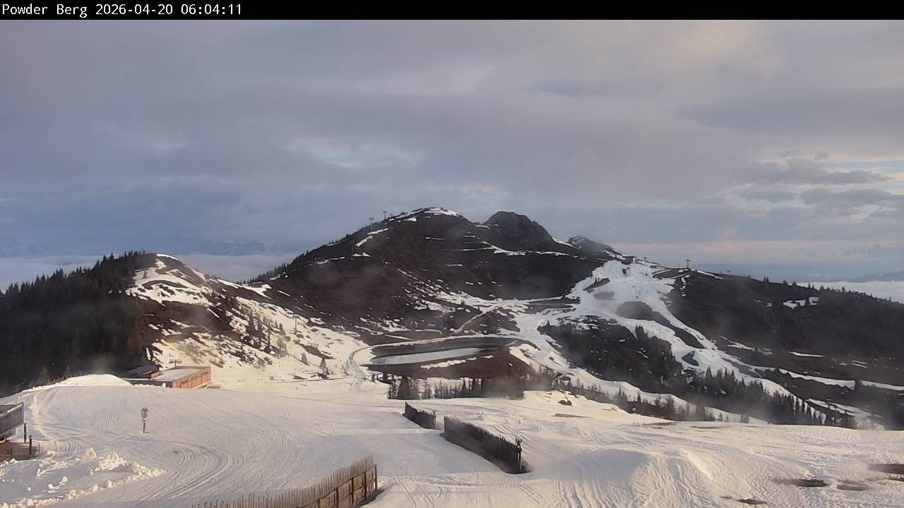 Archiv Foto Webcam Flachauwinkl-Kleinarl: Bergstation Powder Shuttle