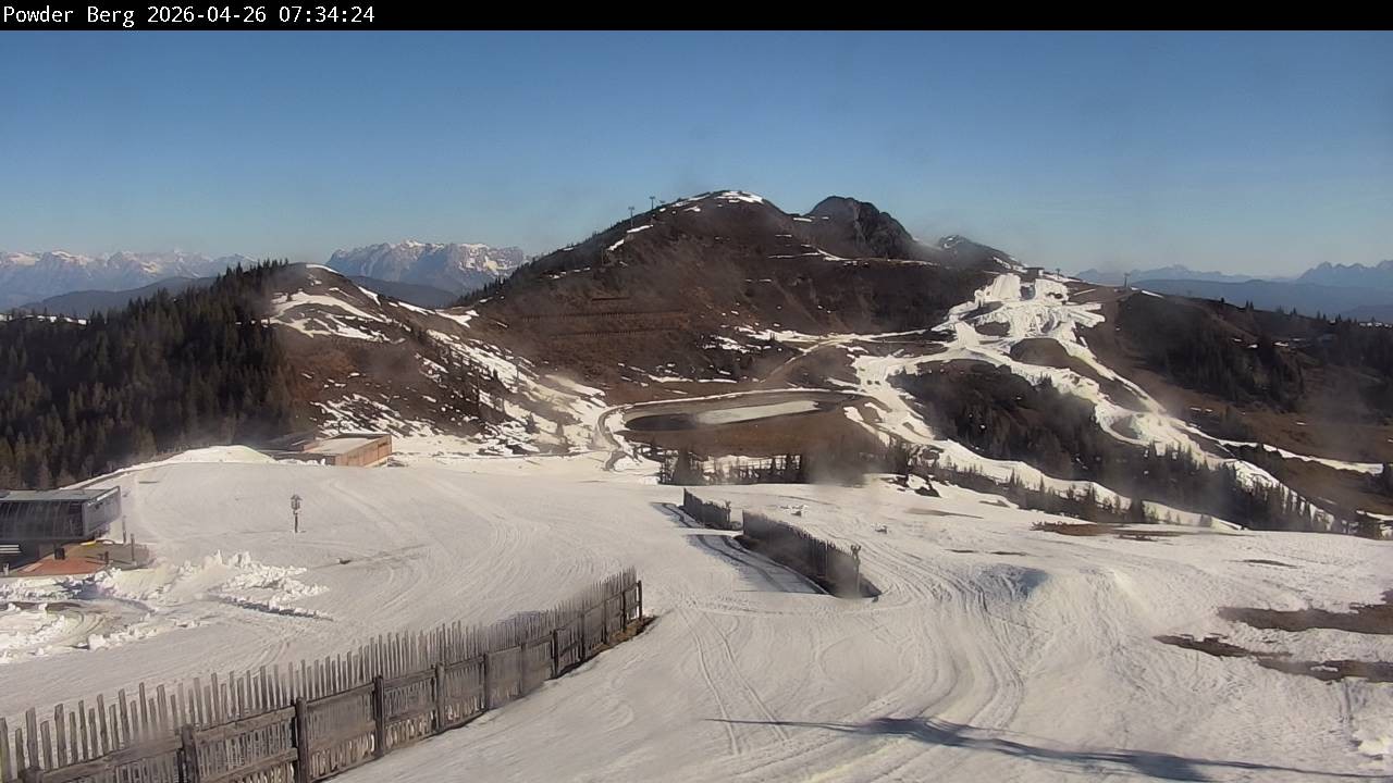 Archiv Foto Webcam Flachauwinkl-Kleinarl: Bergstation Powder Shuttle