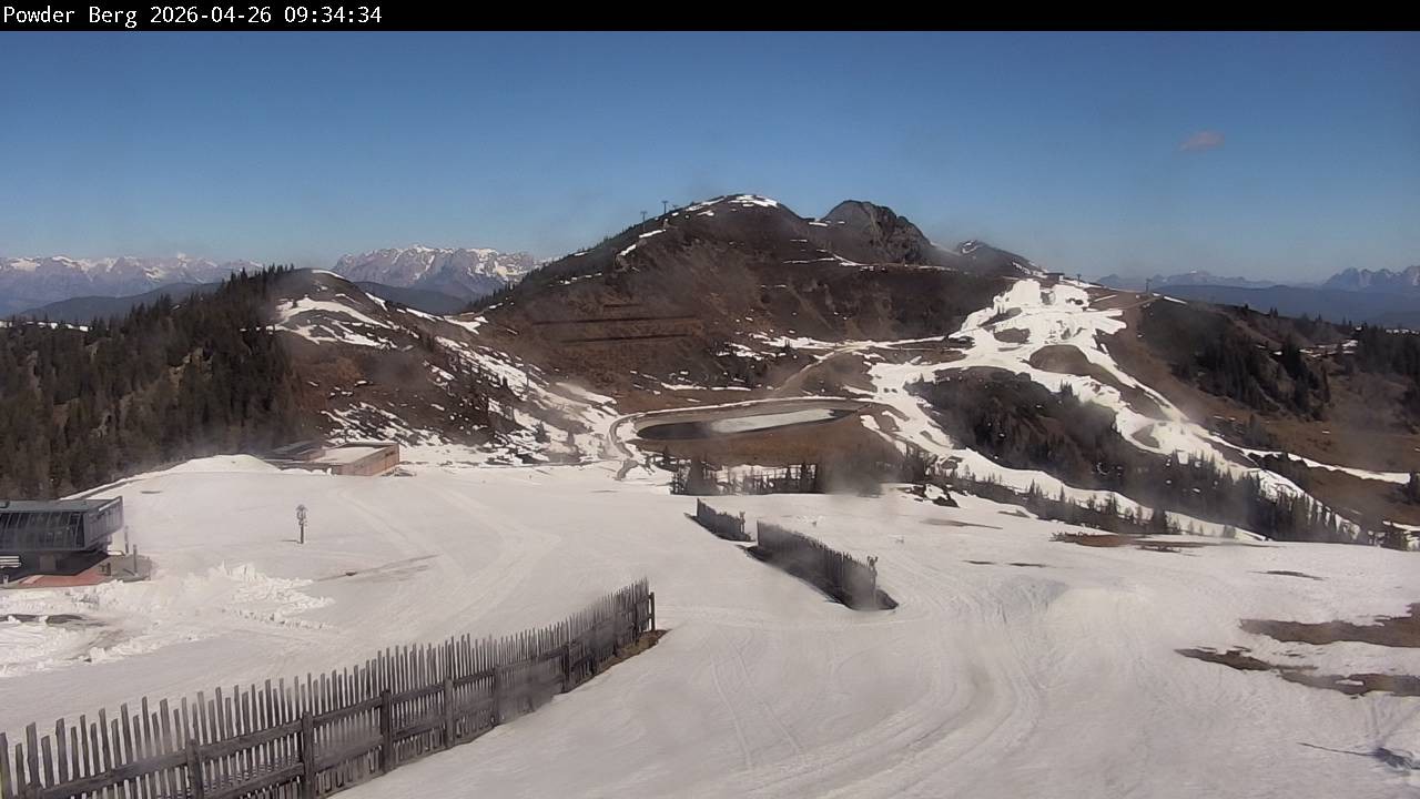 Archiv Foto Webcam Flachauwinkl-Kleinarl: Bergstation Powder Shuttle