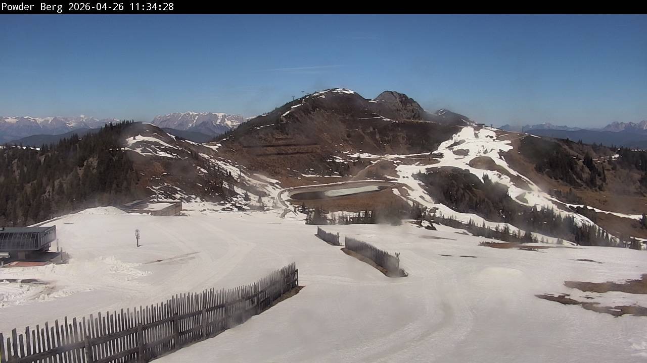 Archiv Foto Webcam Flachauwinkl-Kleinarl: Bergstation Powder Shuttle