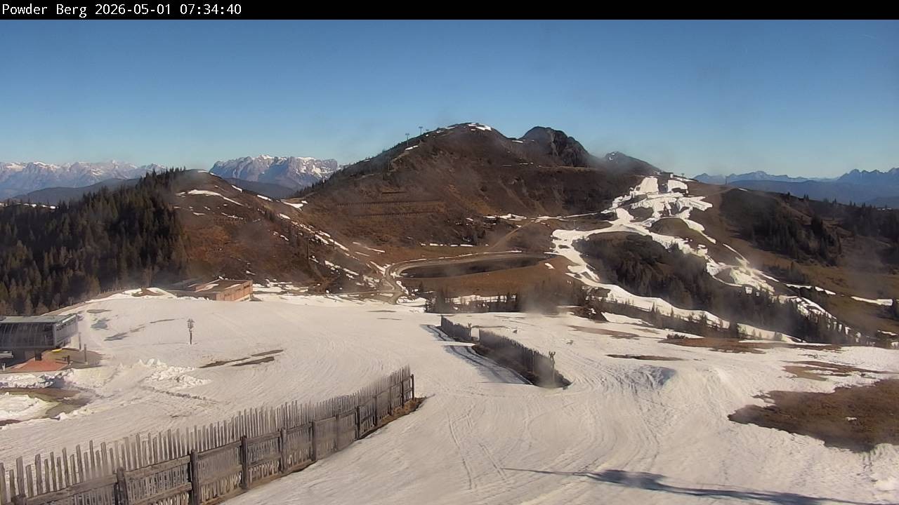 Archiv Foto Webcam Flachauwinkl-Kleinarl: Bergstation Powder Shuttle