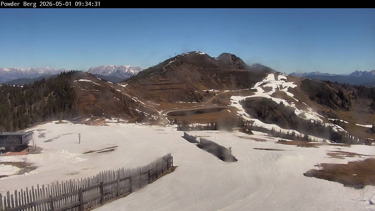 Archiv Foto Webcam Flachauwinkl-Kleinarl: Bergstation Powder Shuttle