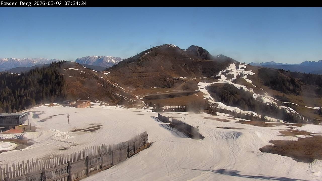 Archiv Foto Webcam Flachauwinkl-Kleinarl: Bergstation Powder Shuttle