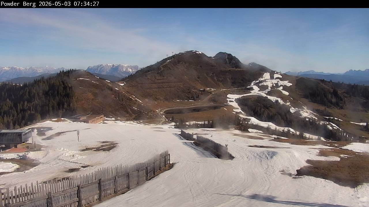 Archiv Foto Webcam Flachauwinkl-Kleinarl: Bergstation Powder Shuttle