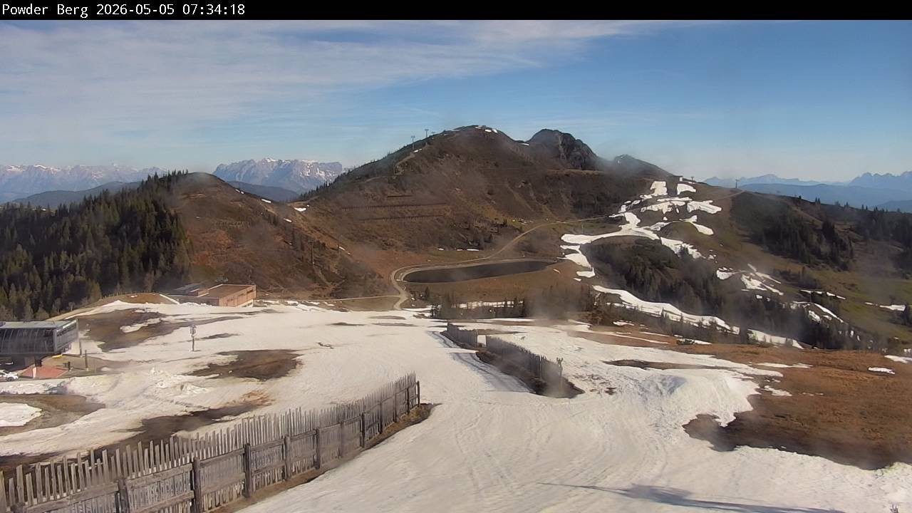 Archiv Foto Webcam Flachauwinkl-Kleinarl: Bergstation Powder Shuttle